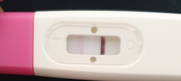 Evap line or faint postive?
