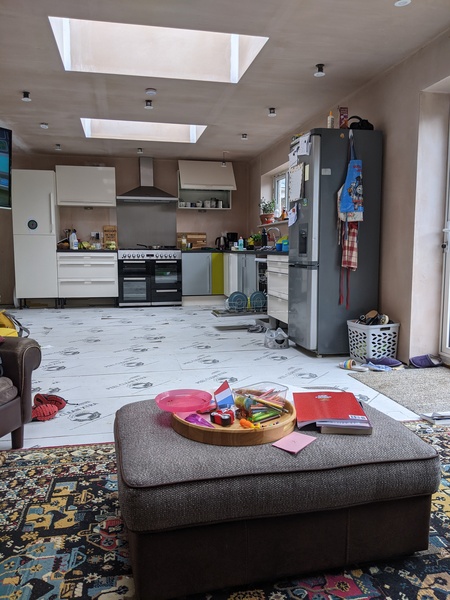 Temporary kitchen help and ideas