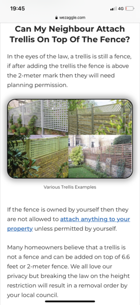 To tell neighbours children to leave me alone