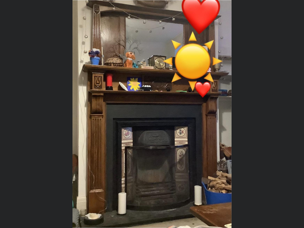 To rip out a 100yr old beautiful fireplace?