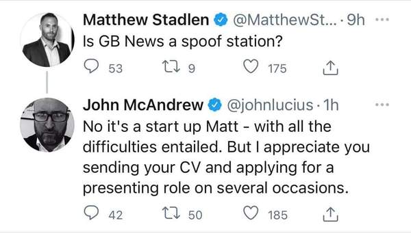 to find the twitter anti ad campaign against GB news ridiculous?