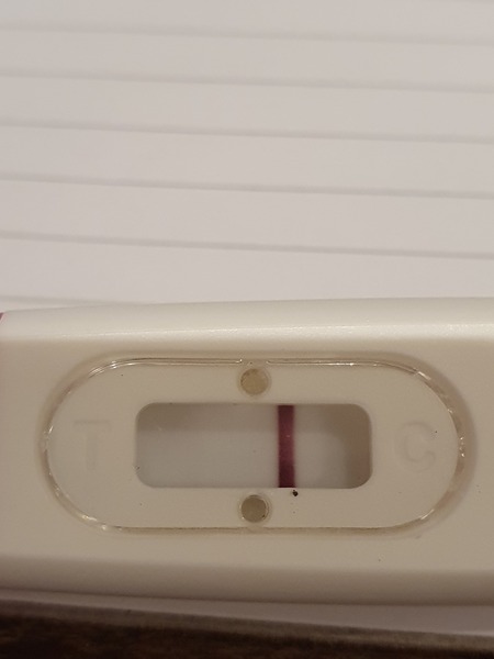 Faint positive or Indent