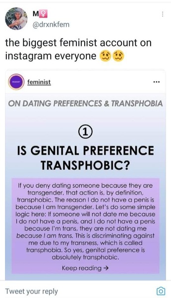 Evidence of TRA /Gender Idealogue Homophobia
