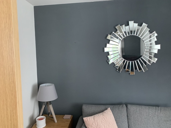 Oak veneer internal doors - do they go with grey walls decor?