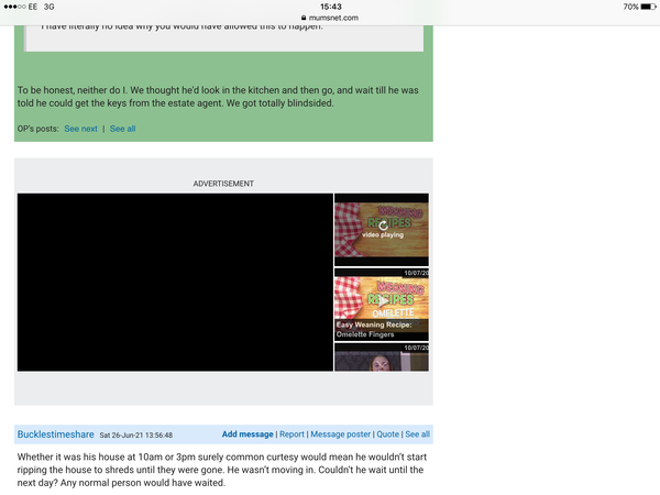 Intrusive video adverts