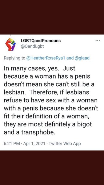 Evidence of TRA /Gender Idealogue Homophobia