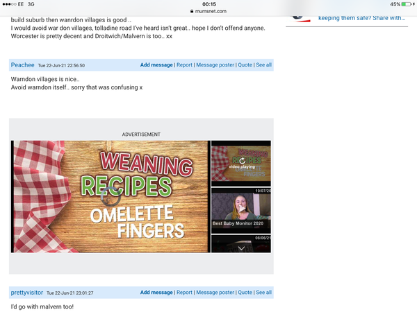 Intrusive video adverts