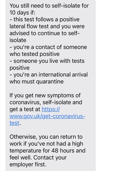 I don’t understand this part of the test result message, am I being a bit dim?