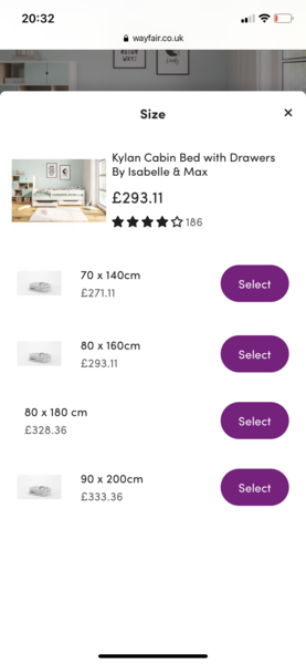 Smaller size child's single bed??