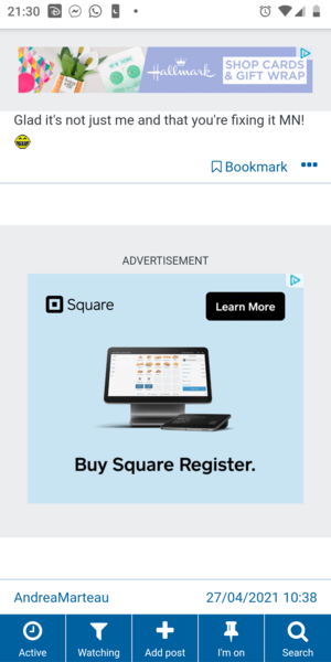 Enormous ad banners that you accidentally click on all the time?