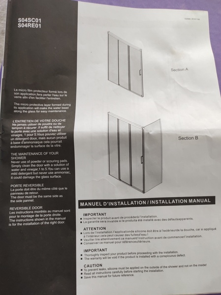 Any plumbers around to tell me who the manufacturer is of this shower screen?