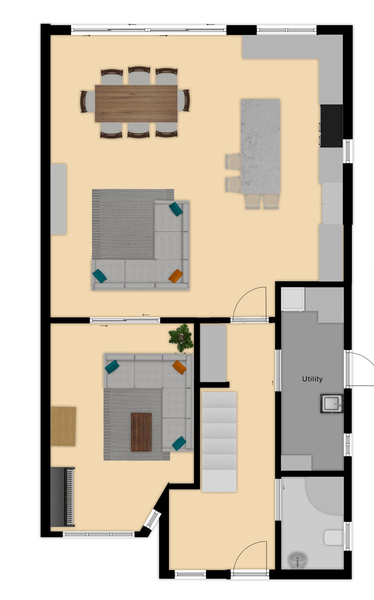 Does a utility room NEED to be next to the kitchen?