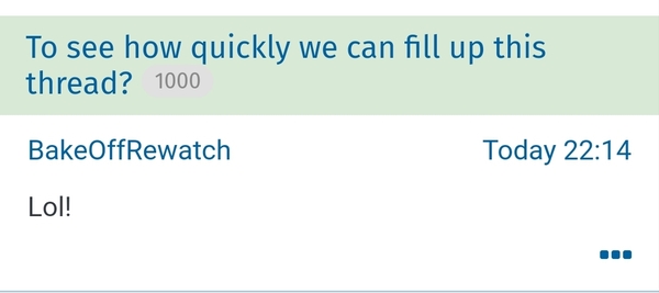 To see how quickly we can fill up this thread - the after party