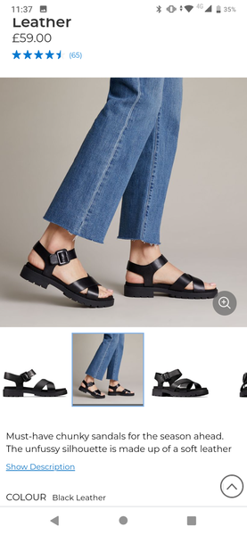 Coolest big-arse clumpy sandals for £100ish