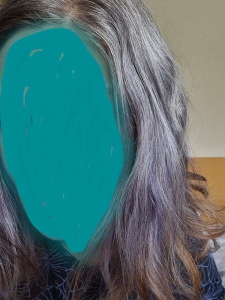 Grey hair and patchy purple shampoo :(