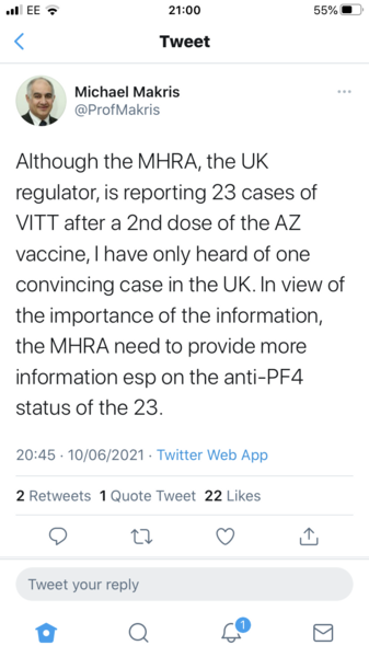 Alternatives to AstraZeneca vaccine for under 40s “will be considered” amid rise in blood clots Thread 3
