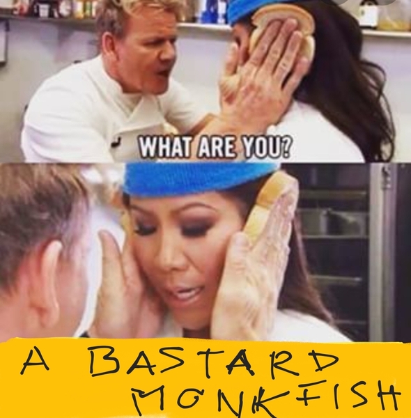 Do you bastard monkfish a lot when pan fried?