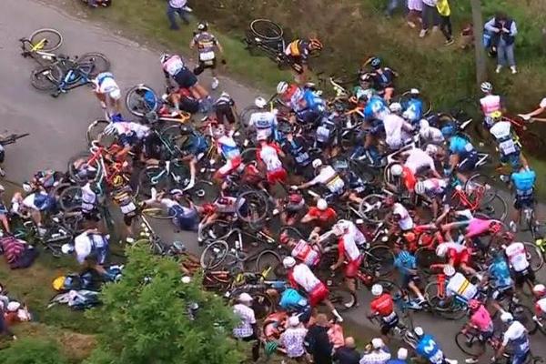 Tour de France Crash