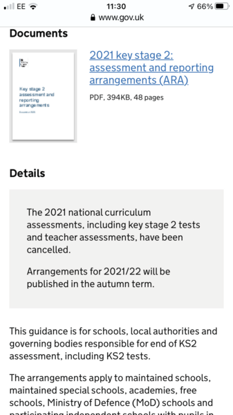 Year 6 Sats and Year 7 impact?