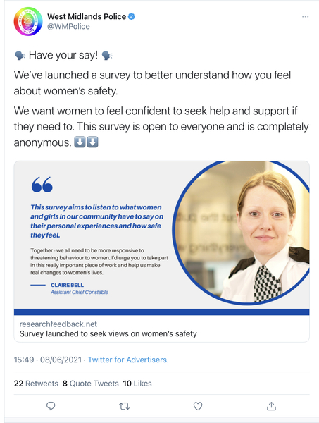 West Midlands Police getting ratioed on Twitter 🤣