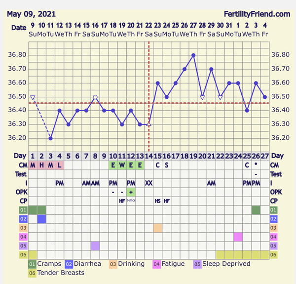 Entering the TWW with BBT charts