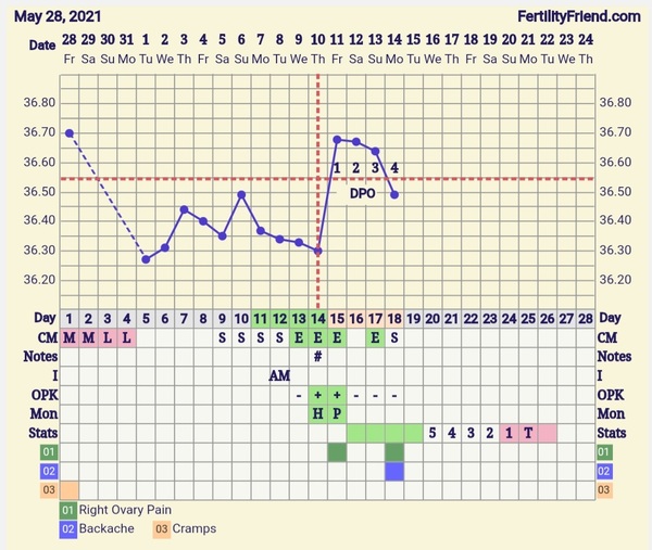 9DPO Symptom Spotting