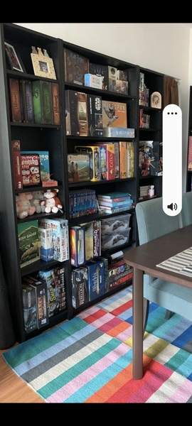 How do people store board games etc