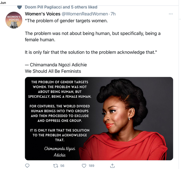 Statement from Chimamanda Ngozi Adichie