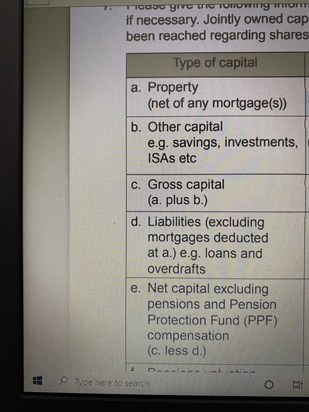Divorce finance split - is this ok? Asked to fill in a statement to ‘support’ the consent order