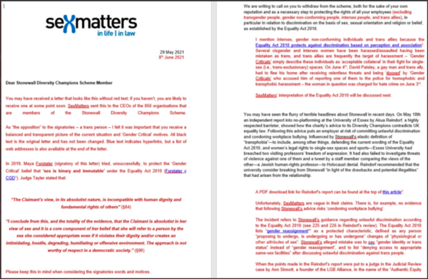 Organisations Leaving Stonewall: The List