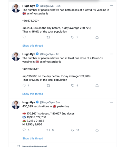 UK vaccination thread started 1st May 2021