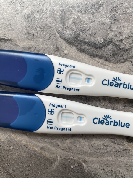 Clear blue positive or evap?