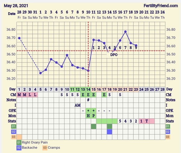 9DPO Symptom Spotting