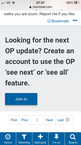 Why is it asking me to join in?