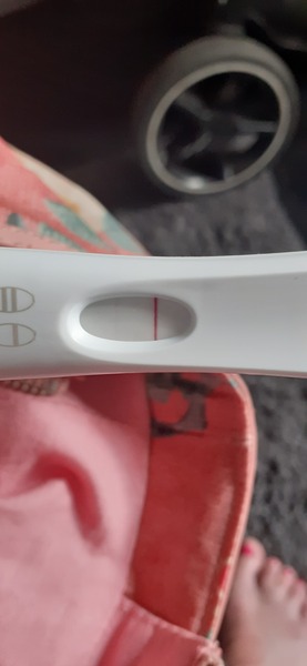 Faint positive on test
