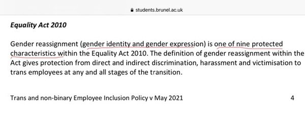 Oxford University submission to Stonewall's Workplace Equality Index