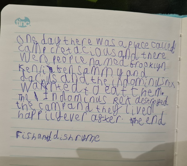 Another writing picture