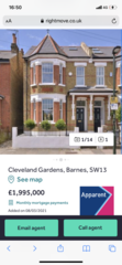To think this house is worth it and London won't crash?