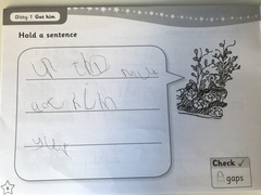 What age child do you think did this writing?