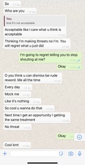DP - Abusive what’s apps