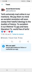 Scottish woman told would be charged for homophobic and transphobic tweets