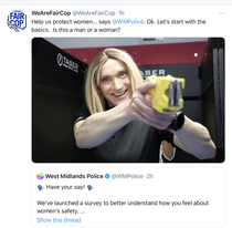 West Midlands Police getting ratioed on Twitter 🤣