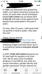 to think it’s OK to raise awareness for other causes during Pride month?