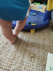 8 month old crossing legs when standing. (pics)