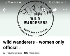Wild Wanders (hiking group) Women only (but transwomen allowed)