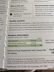Soy dosage help - just Isoflavones content?