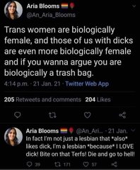 Evidence of TRA /Gender Idealogue Homophobia