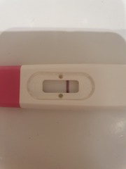 Faint positive or Indent