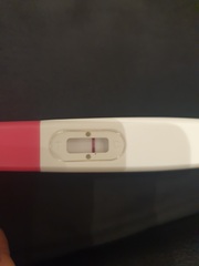 Faint positive or Indent