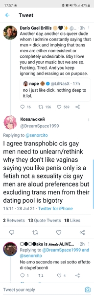Evidence of TRA /Gender Idealogue Homophobia